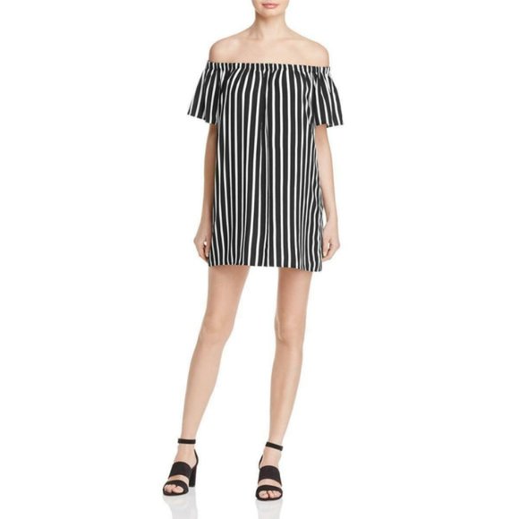 French Connection Dresses & Skirts - French Connection Crepe Off-The-Shoulder Dress